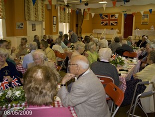 Teaparty in the Village Hall Teaparty in the Village Hall